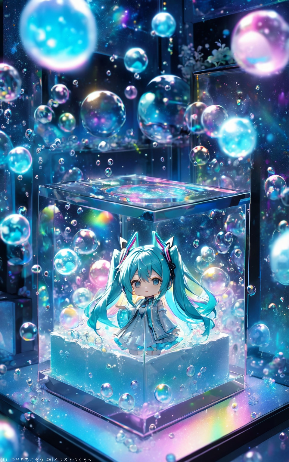 初音ミクとシャボン玉の世界のコンサート