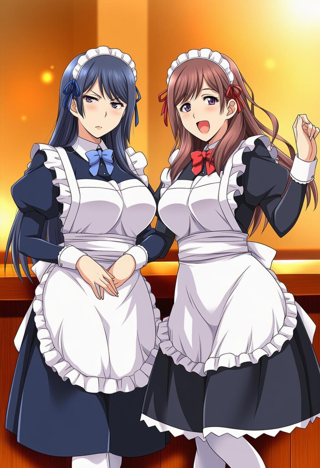 コスプレ双子人妻達