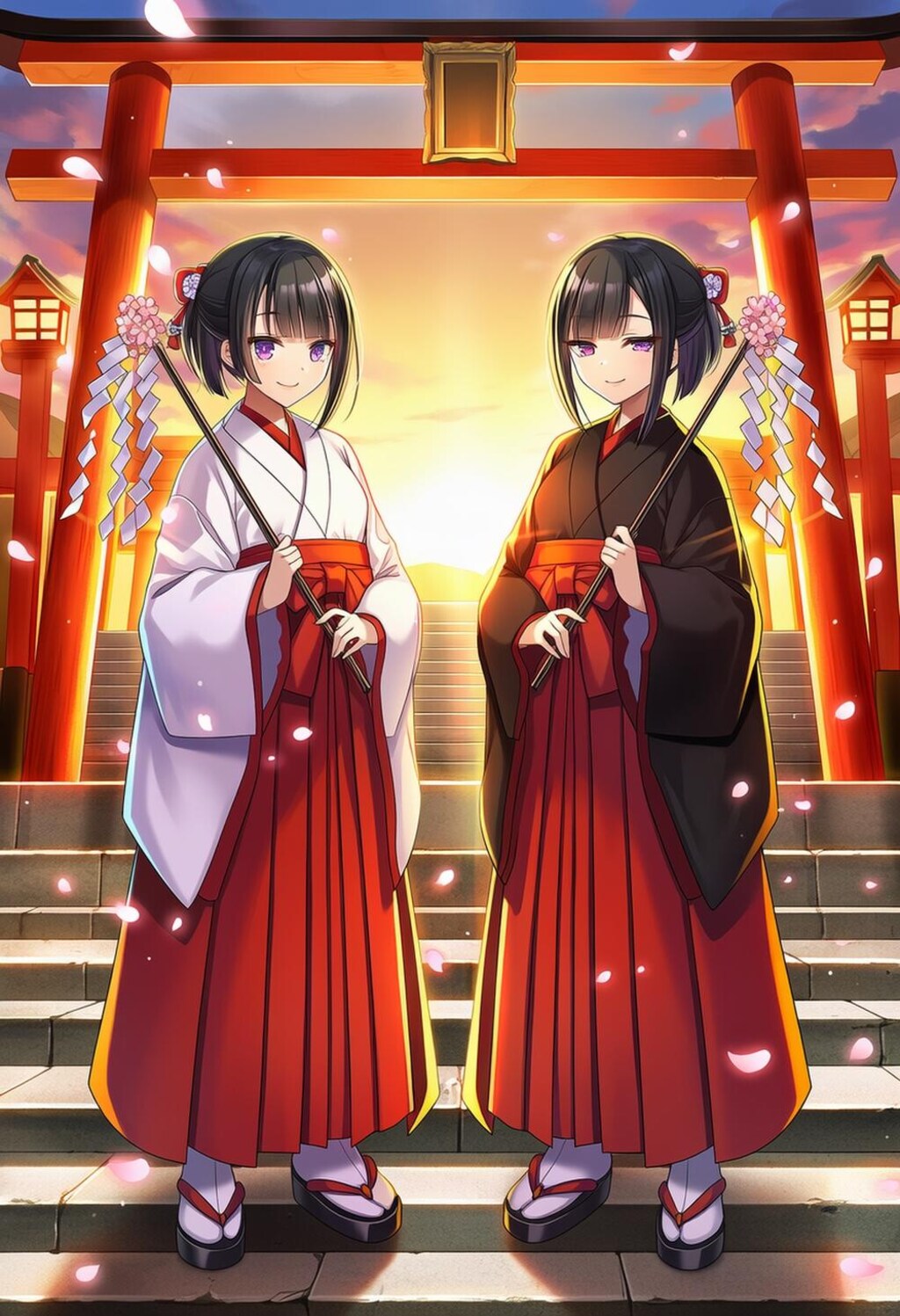 コスプレ双子人妻達