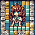パズルゲームの小さな女の子 5枚目