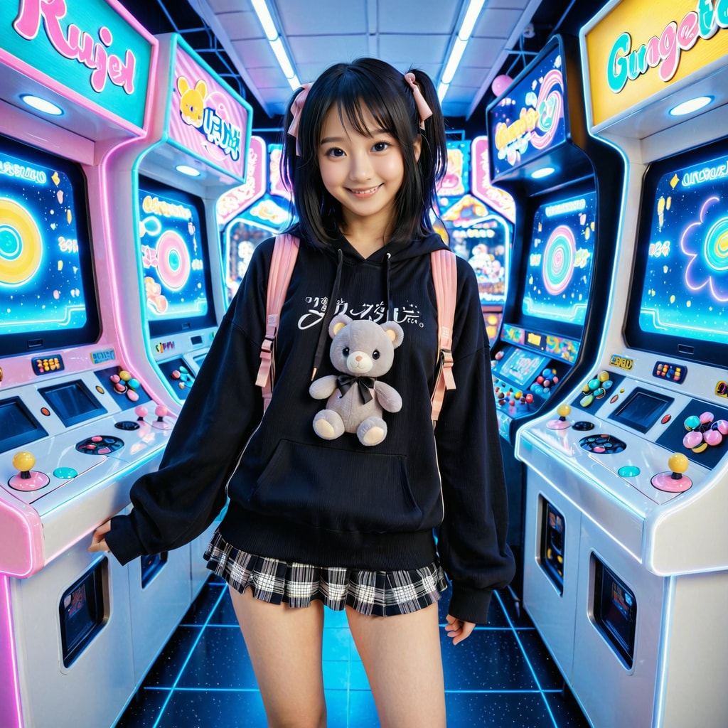 今日はゲーセンにきてます