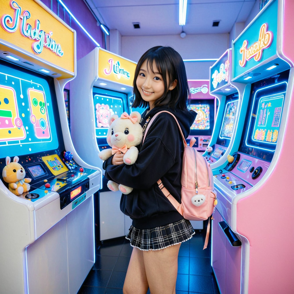 今日はゲーセンにきてます