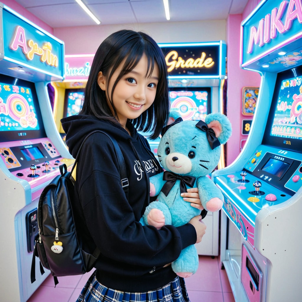 今日はゲーセンにきてます