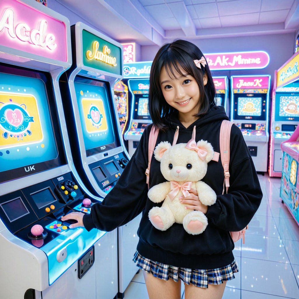 今日はゲーセンにきてます