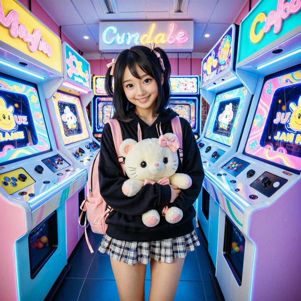 今日はゲーセンにきてます