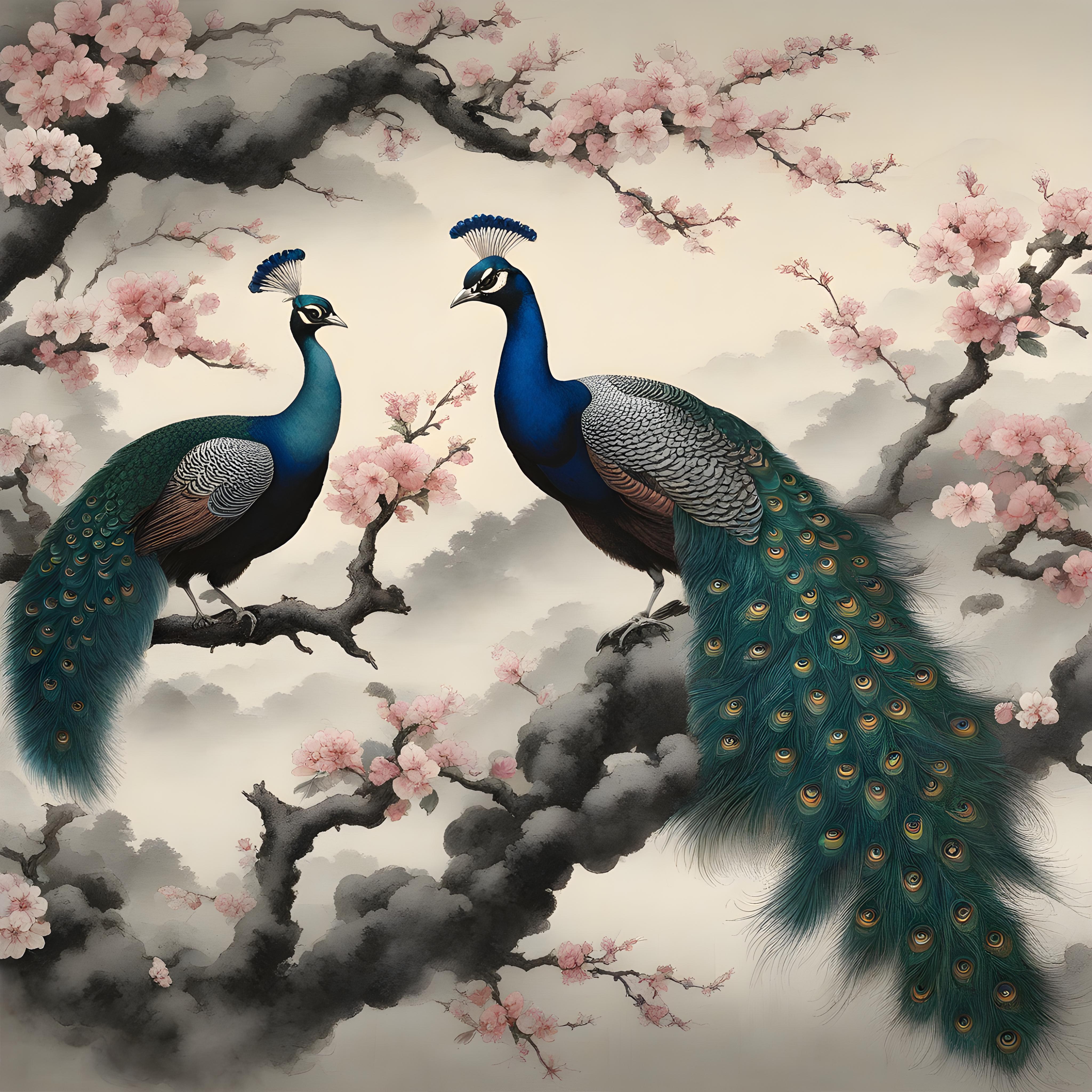 💓あつめ画伯の水墨画シリーズ(3部作 完)