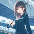 雨の日のお迎え 2枚目