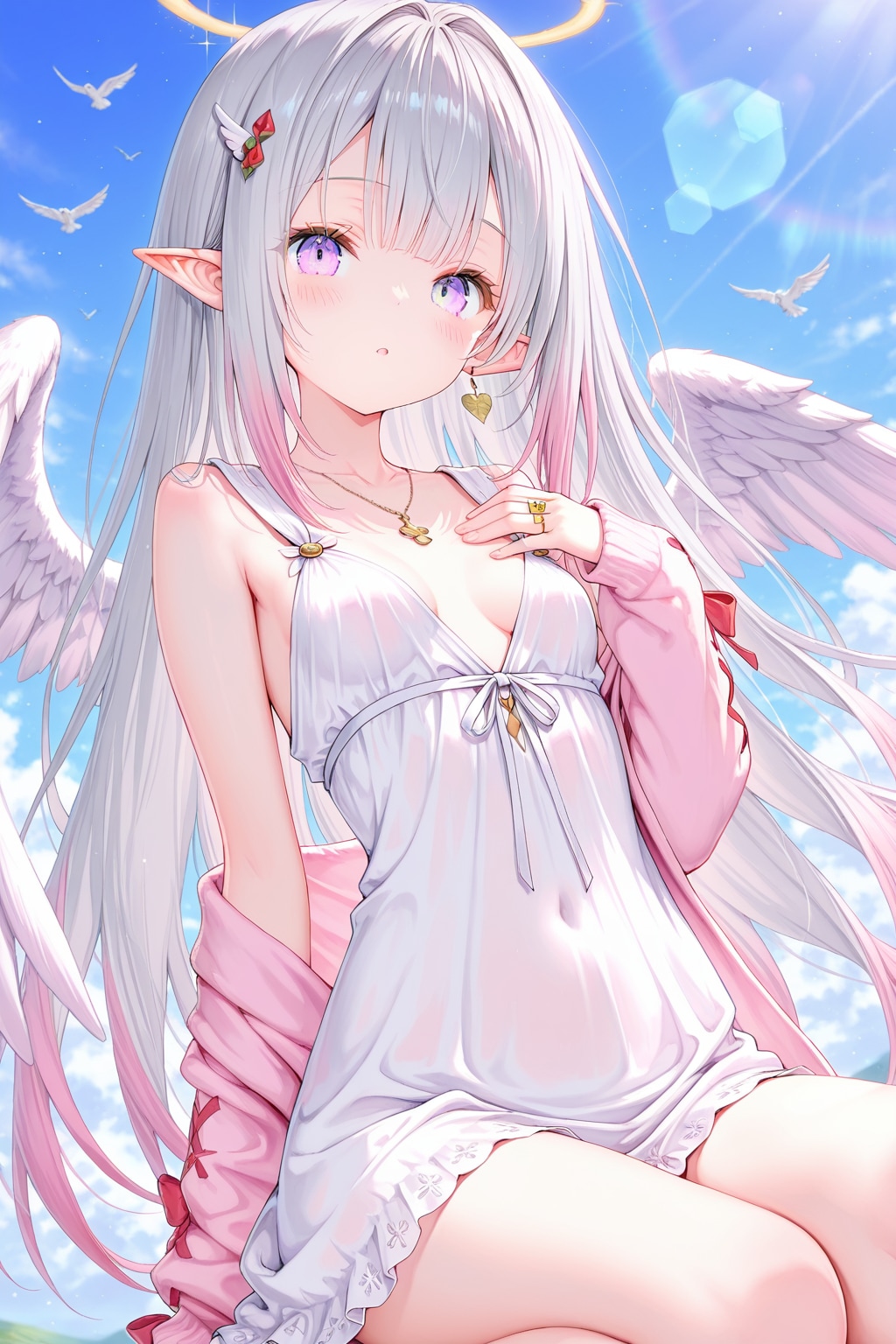 天使 | の人気AIイラスト・グラビア