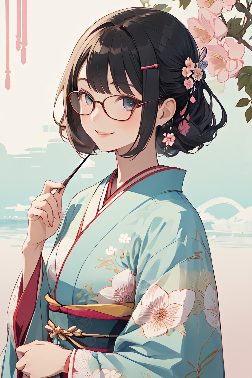 着物女子👘