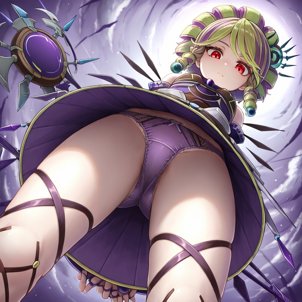 エルシャドール・ウェンディゴのローアングルパンチラ
