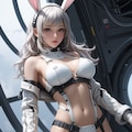 bunny cosmic android girl sci-fi mode 機械化兎耳隊 6枚目
