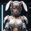 bunny cosmic android girl sci-fi mode 機械化兎耳隊 11枚目