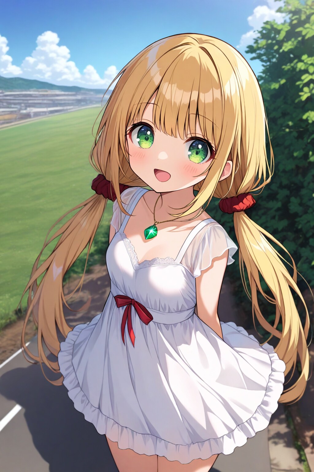 シンプル可愛いワンピの茉莉花ちゃん