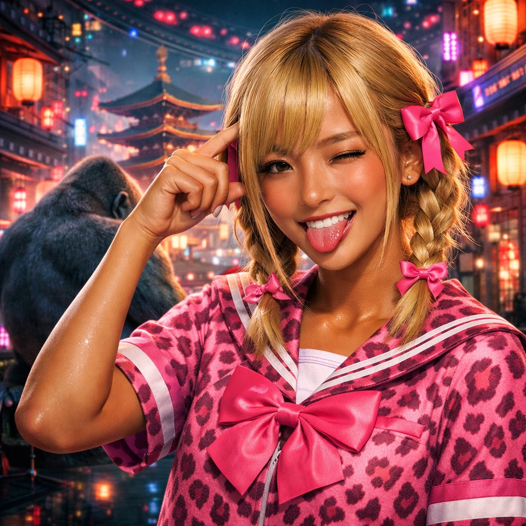 金髪の人とゴリラ | の人気AIイラスト・グラビア