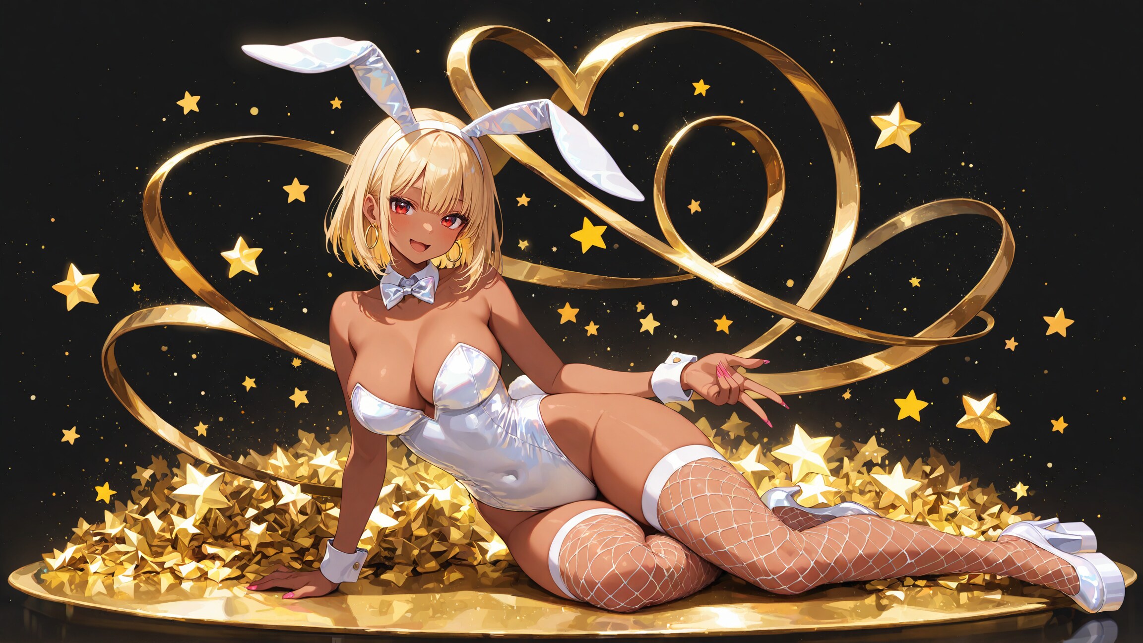 白バニー