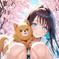 犬と少女 8枚目
