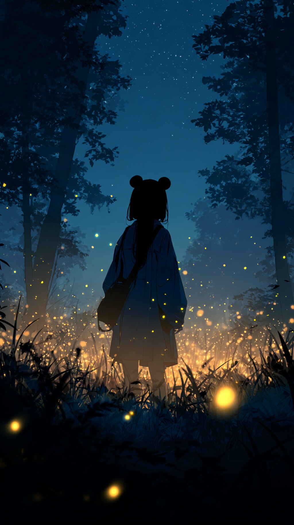 くま娘とホタル②🐾