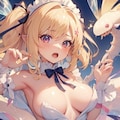 金髪メイドエロフ 6枚目