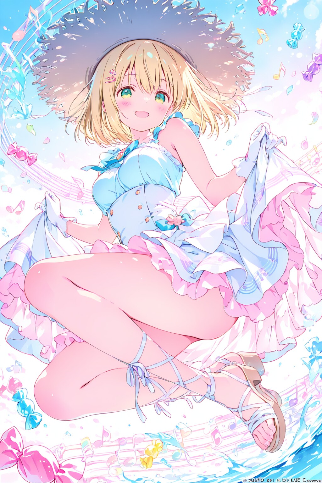 ミュージックフェア２日目　ピンク＆ブルー