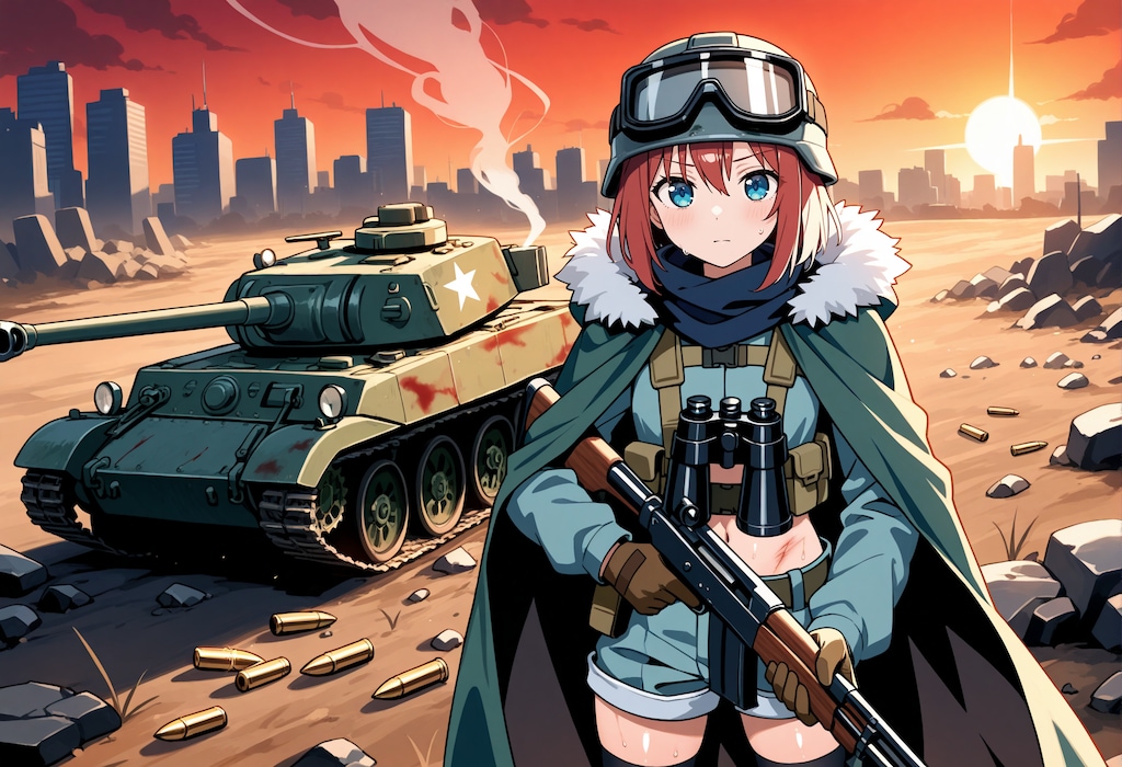 荒野を駆る少女達