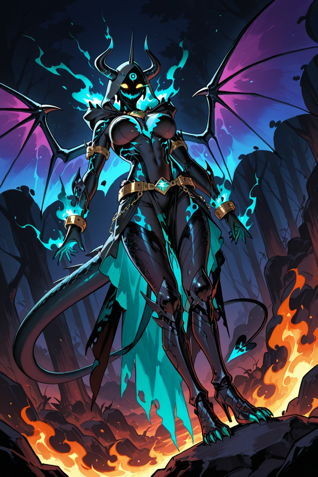 黒焔のガドルガと他の二名