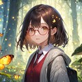 眼鏡女子 楓の昆虫の国 6枚目