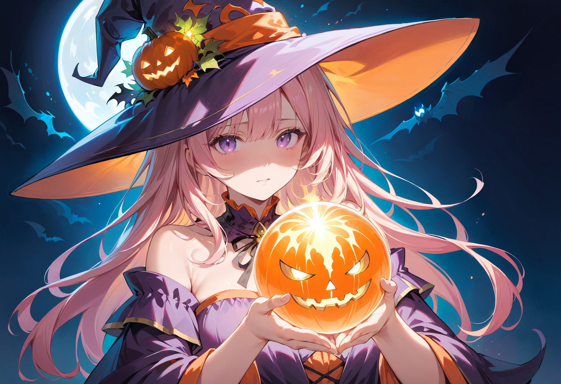 ハロウィンの魔法使い | の人気AIイラスト・グラビア
