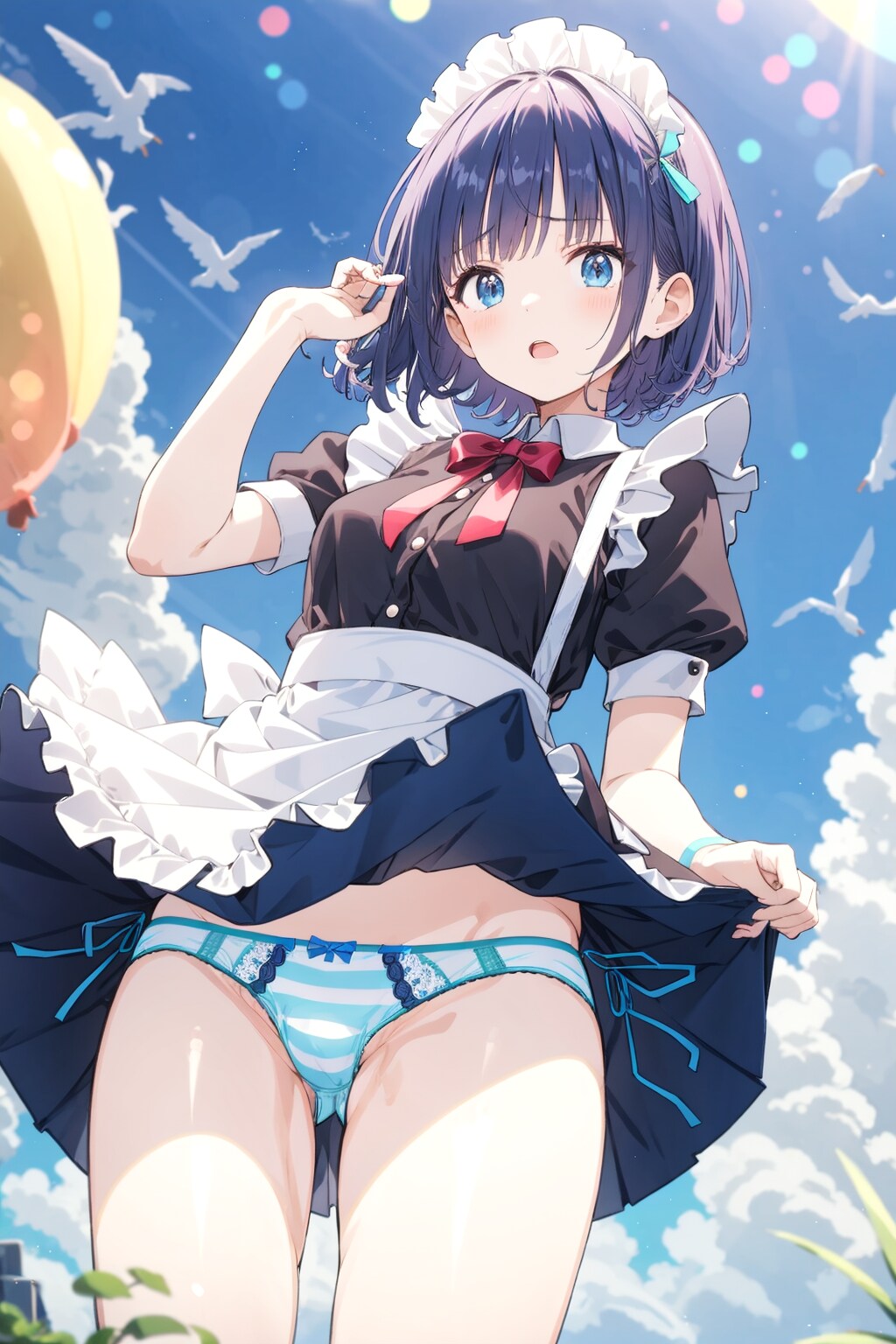 爽やか縞パン！