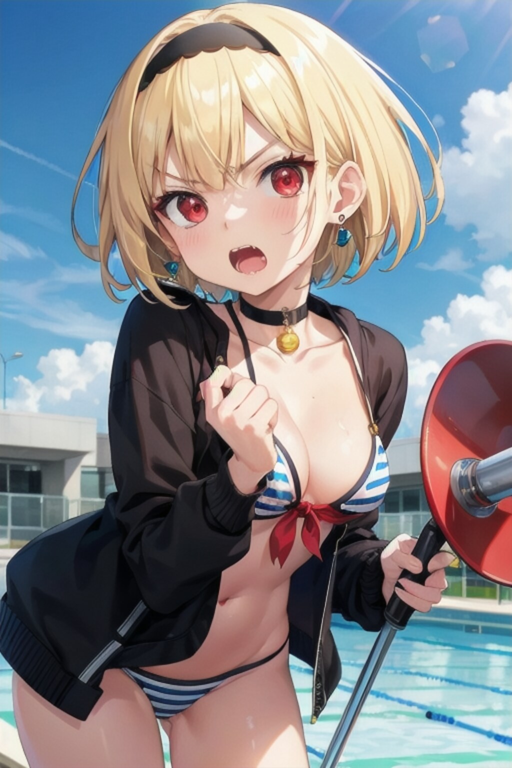 プールサイドで走るな！