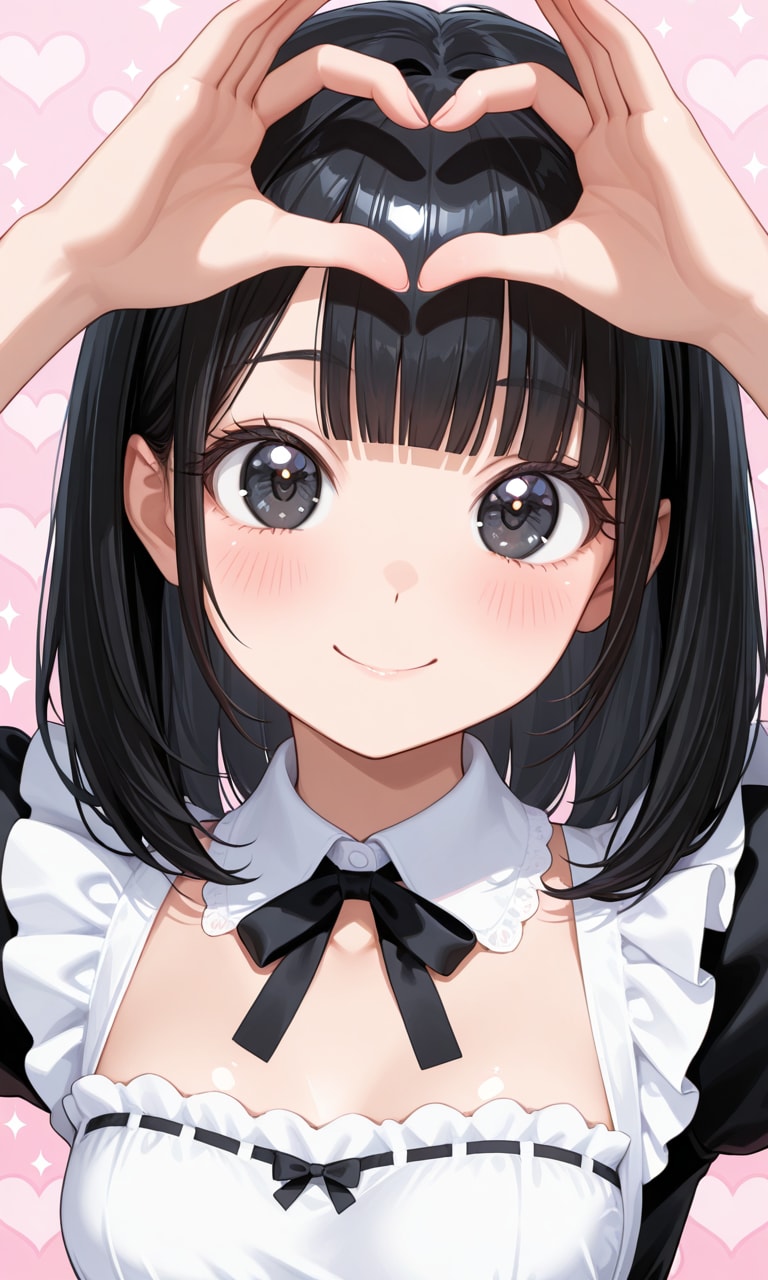 【うちの子】もえちゃんの萌え萌えキュン❤️ | の人気AIイラスト・グラビア