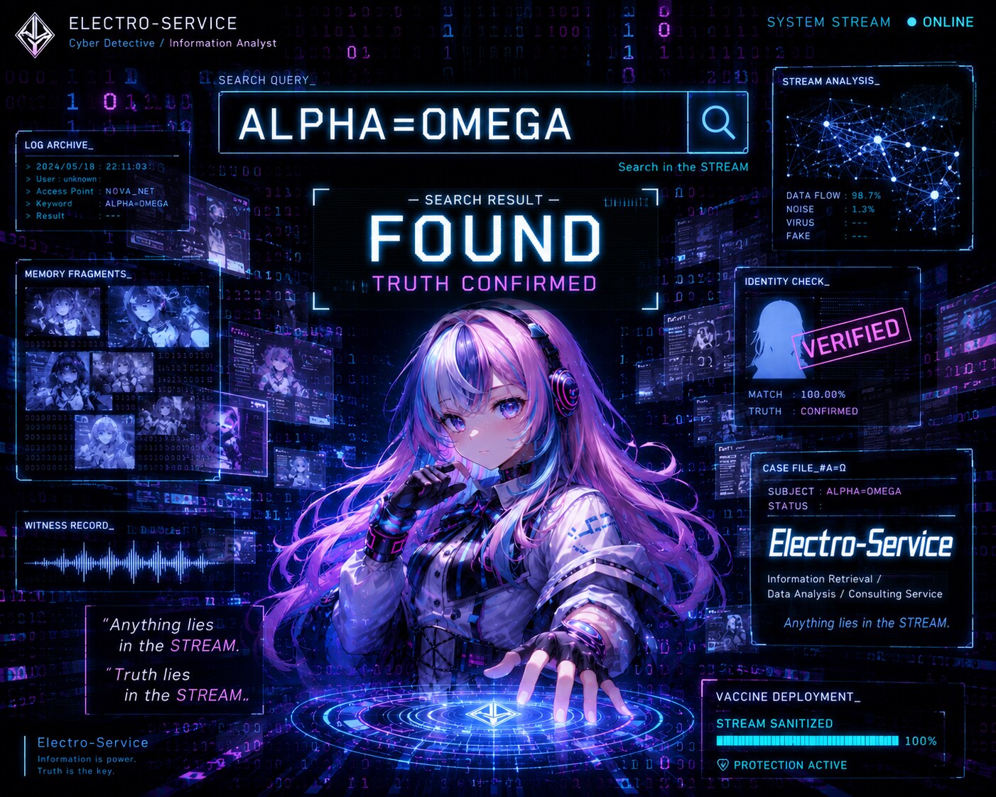 エレクトロサービス（N◎VAリンクオンライン『ビフレスト』『テクノロジー：屑鉄のエクリプス』(2026)）