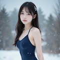 雪だるまとスク水っ子 12枚目