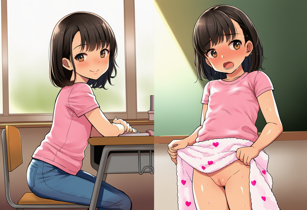 隣の席の子の生着替えが見れた記憶
