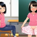 隣の席の子の生着替えが見れた記憶 3枚目