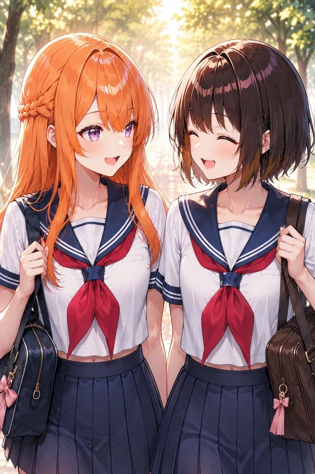 2人仲良く