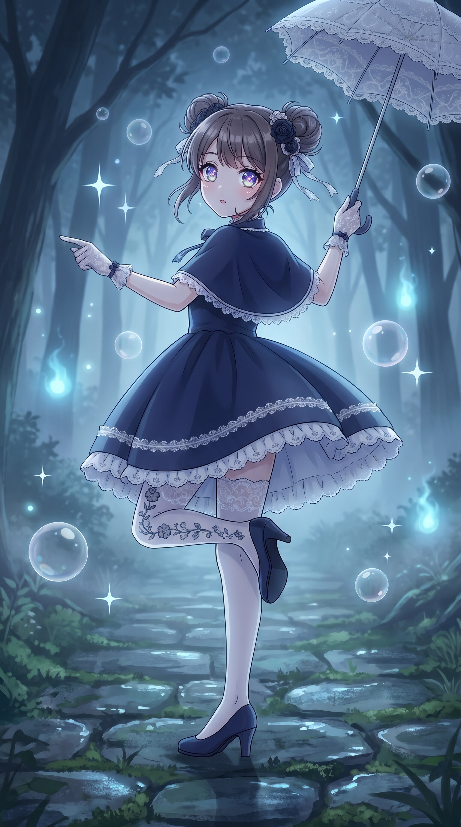 幽樹霧光の輪舞
