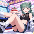 緑髪ロングちゃん 2026/6/23 2枚目