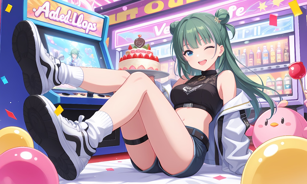 緑髪ロングちゃん 2026/6/23