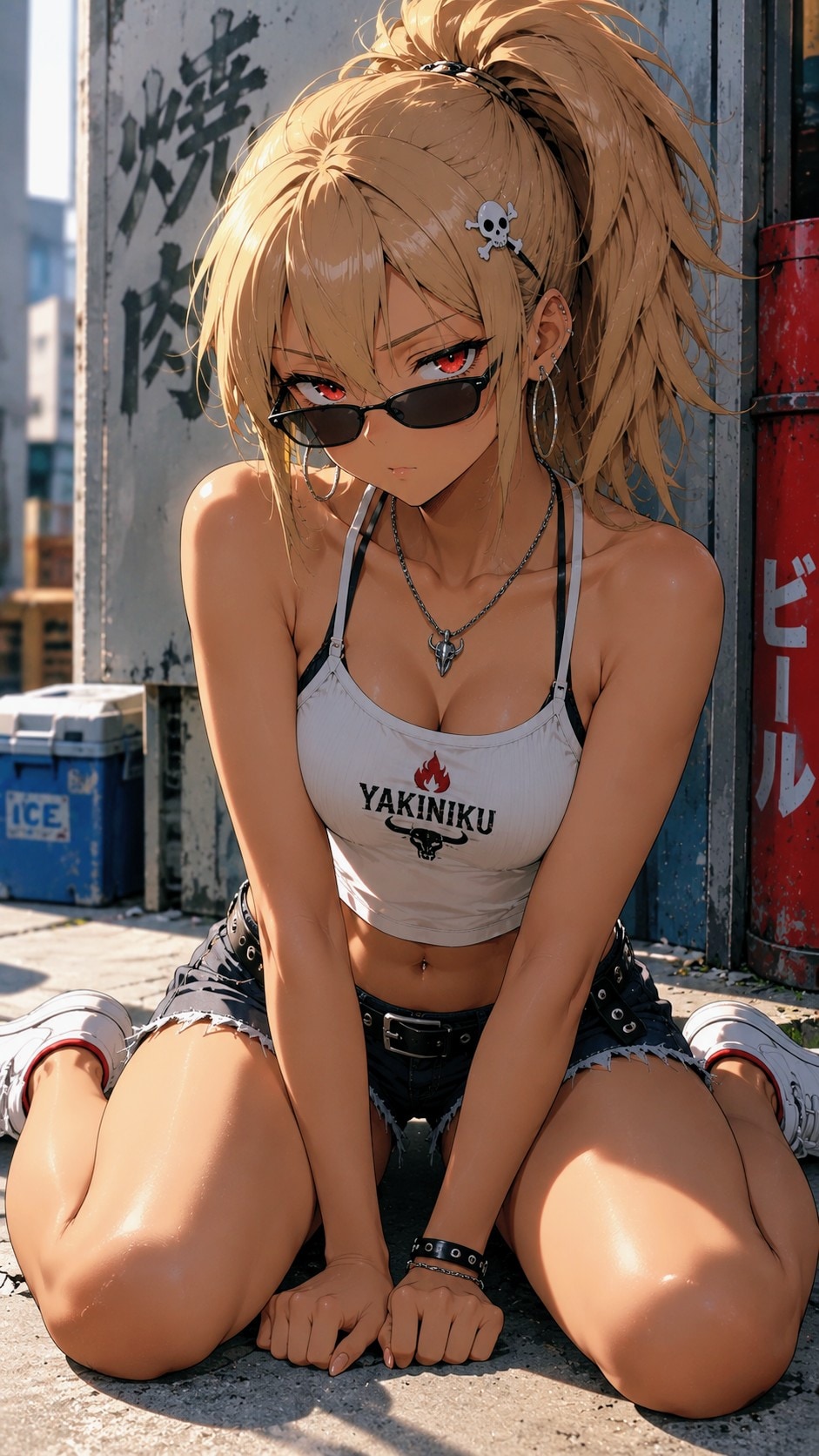 夏コーデおにくちゃん🍖