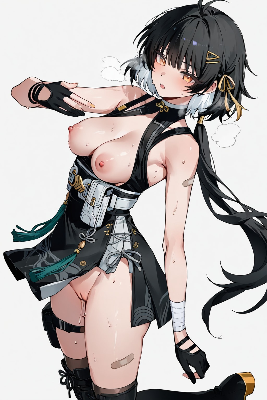 女漂泊者の美乳
