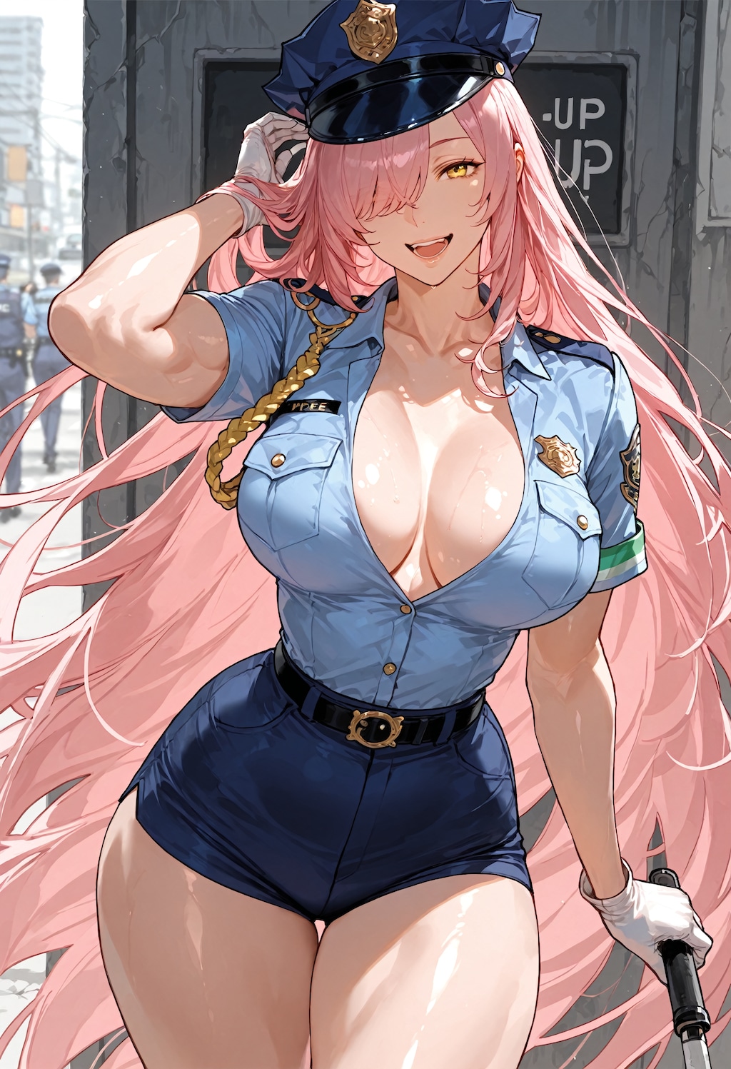 悪い子は逮捕しちゃうぞっ