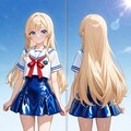 2面図　オリキャラ　セーラー服 11枚目