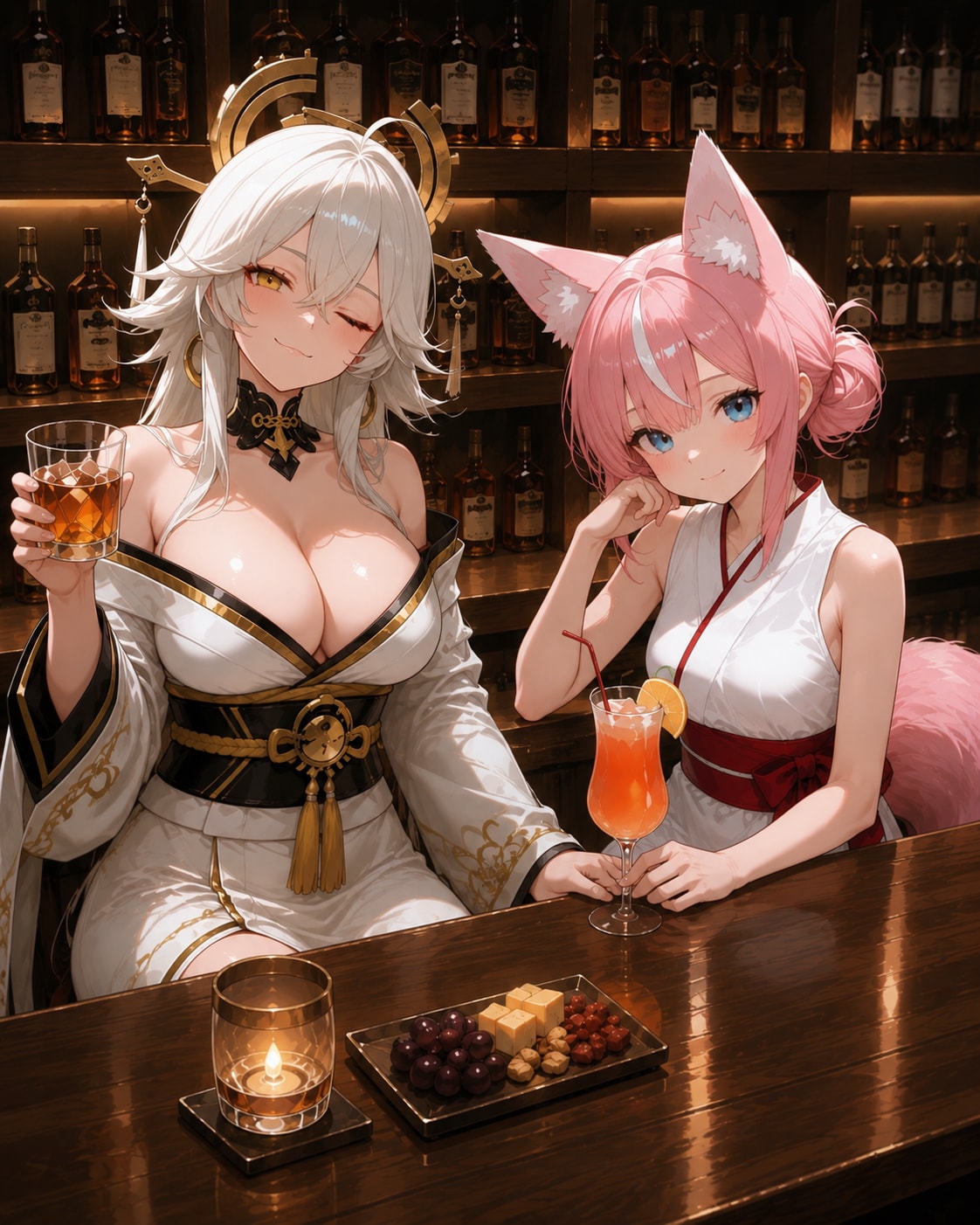 神様と狐巫女のいるBAR🍸