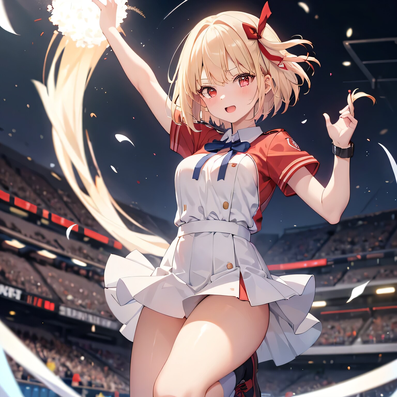 金髪ボブでセーラー服の少女７ | の人気AIイラスト・グラビア