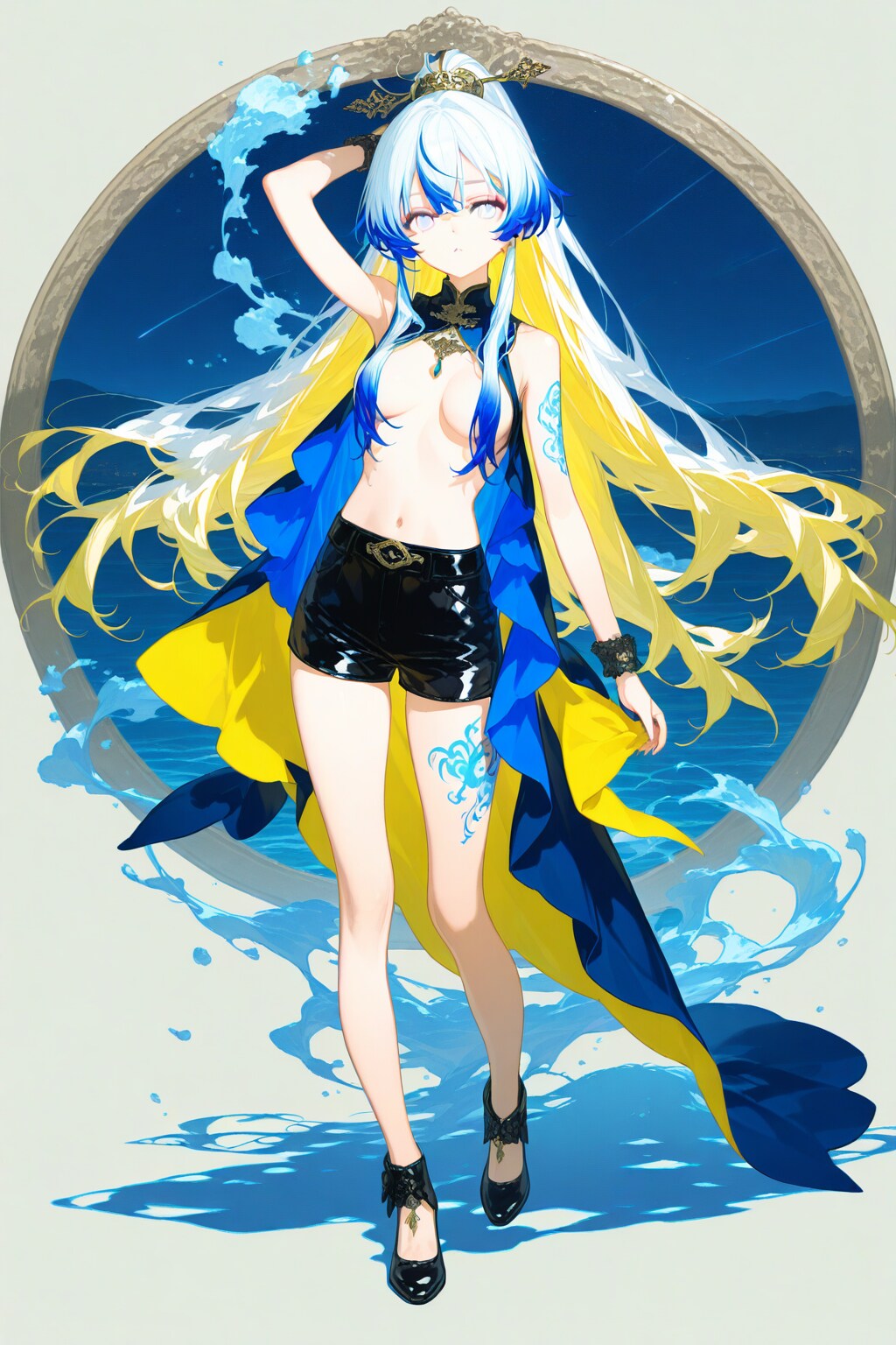 夜の海