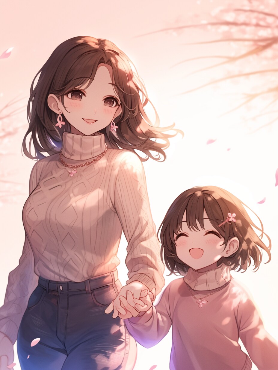 母と娘327 | の人気AIイラスト・グラビア
