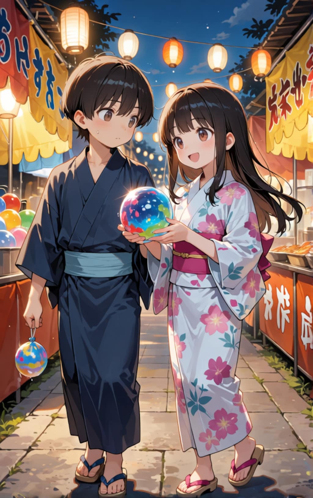 ちーちゃんと僕8　秋祭り でっかいヨーヨー