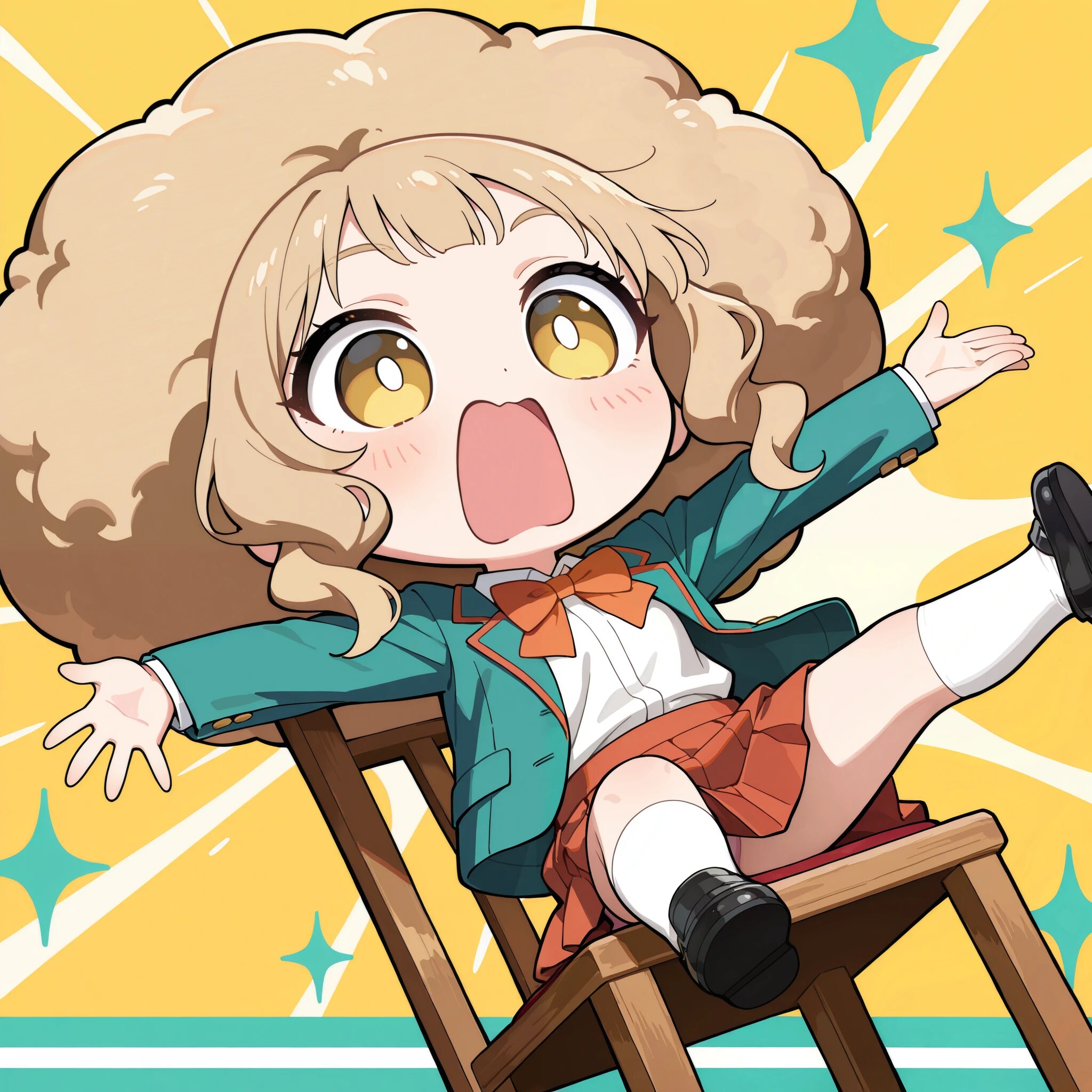 ちちぷいさんの新企画を見て椅子落ちする湖夏