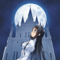 intricate white castle, intricate dress, high quality detailed night sky moon 5枚目