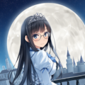 intricate white castle, intricate dress, high quality detailed night sky moon 8枚目